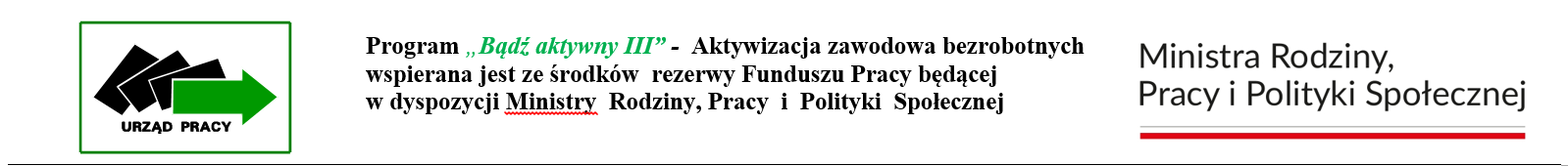 nowe logo MRPiPS Bądź aktywny III